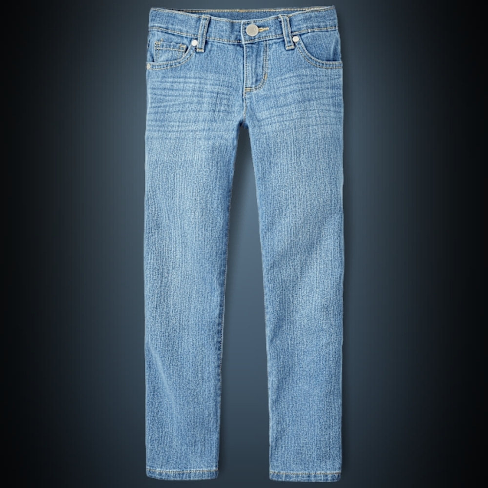 The Children's Place Blue Denim Jeans Girl's Plus Skinny Size 8
